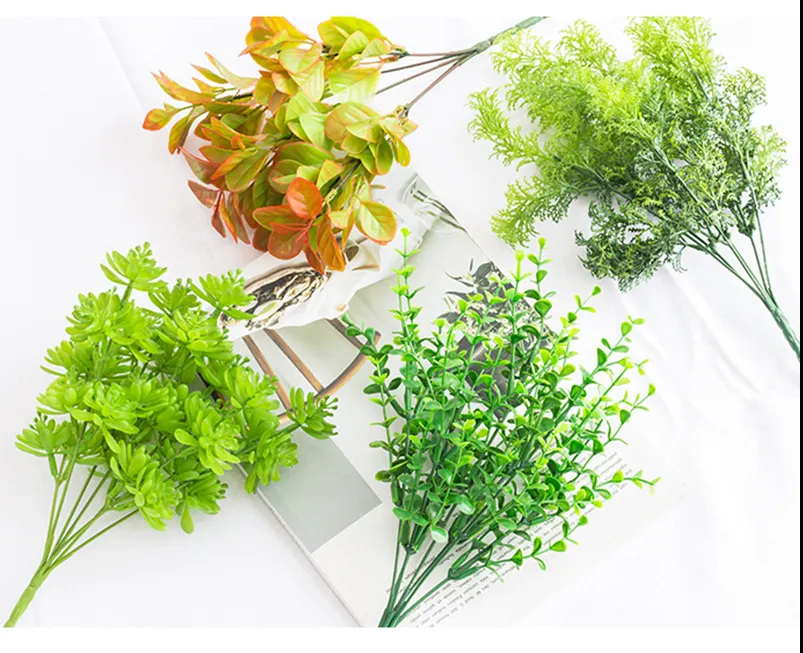 Nuovo prodotto AYOYO piante artificiali di felce uso per esterni uv piante verdi per la decorazione della parete