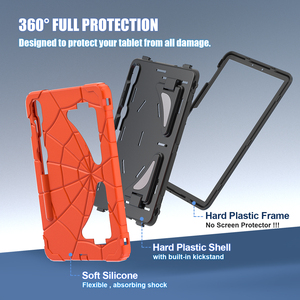 Capa Protetora Antichoque para Samsung Tab S10 Lite S10 FE S9 FE S9 11 com Suporte Dobrável, Alça de Ombro e Suporte para Caneta - Anime Infantil Reforçada - Product Image 5