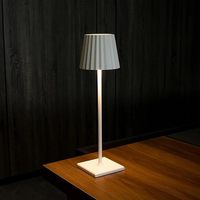 Lampe de bureau portable en métal à LED sans fil, gradation progressive, rechargeable, commande tactile, lampe de table pour restaurant, chambre à coucher
