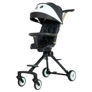 Carreolas Para bebes รถเข็นเด็กแบบพกพา, รถเข็นเด็กแบบหรูหราน้ำหนักเบาพับได้สองทาง - Product Image 4