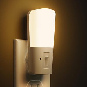 ZHILAI Moderna Luce Notturna LED Dimmerabile con Sensore Crepuscolare, Certificata FCC, da Presa a Muro per Camera da Letto e Bagno - Product Image 1