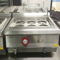Cuisinière à nouilles de comptoir professionnelle RKMF-T601, cuisinière à nouilles électrique en acier inoxydable personnalisée