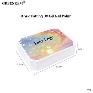 Rainbow Sweetheart 9 Grille Patting UV Gel Vernis À Ongles pour Gradient Summer Designs Professional Nail Painting Gel - Product Image 6