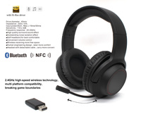 Casque sans fil OEM/ODM, casque supra-auriculaire avec microphone externe, son de haute qualité pour la lecture de musique et les appels mains libres
