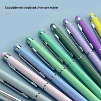 Macaron Style Frais |   Stylo bille rétractable en plastique pour cadeaux d'entreprise, corps fin multicolore, idéal pour tablette et écriture