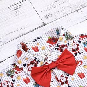 Tenue de fête HP pour garçons, chemise à manches courtes, pantalon rouge, tenues de Noël pour garçons KBCS-001 - Product Image 4