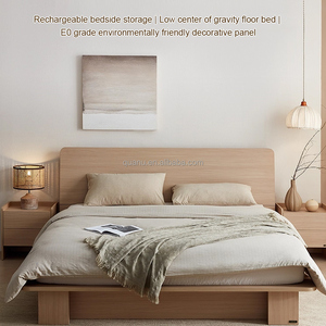 129206 Quanu Optional Headboard <b>Bed</b> <b>Frame</b> Wood King <b>Platform</b> Multi Functional Japanese Style 129206 Japanese Style Tatami <b>Bed</b> 12 - Product Image 2