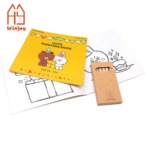 Set Personalizzato di Pastelli e Libro <span class=keywords><strong>da</strong></span> <span class=keywords><strong>Colorare</strong></span> - Materiali Artistici per Bambini, Libro <span class=keywords><strong>da</strong></span> <span class=keywords><strong>Colorare</strong></span> a Tema con Pastelli, Set Stampato su Misura - Product Image 2