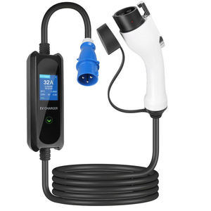 شاحن سيارات كهربائية OEM ODM بقوة 7 كيلوواط و32 أمبير من النوع 1 والنوع 2 وGB/T، شاحن محمول للسيارات الكهربائية مع مقبس CEE متوافق - Product Image 2