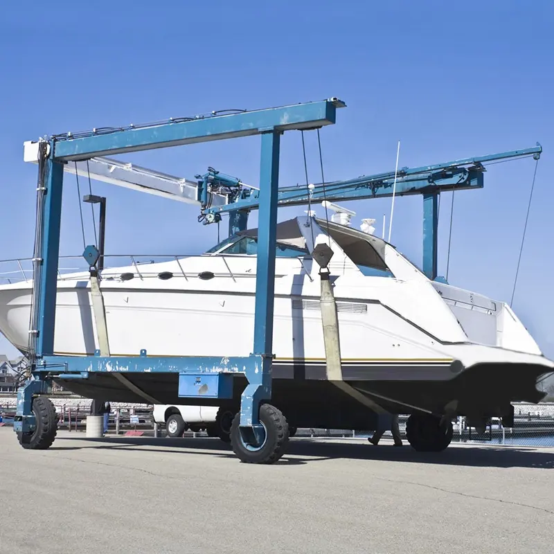 250トン350トンモバイルボートガントリークレーンモバイルボートホイストクレーンリフトヨットリフティングクレーン