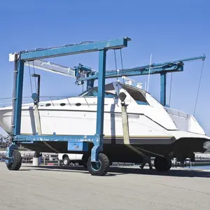 250 Ton 350 Ton Mobile Boat Gantry Crane Mobile Boat Hoist Crane Lift Yacht Lifting Crane