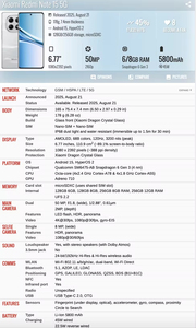 Nuevo Teléfono Inteligente Redmi Note 15 5G 2026, Snapdragon 6 Gen 3, Android 15 HyperOS, Pantalla de 2/6.7 Pulgadas, Doble SIM, Doble Modo de Espera, Llamadas con IA - Product Image 5