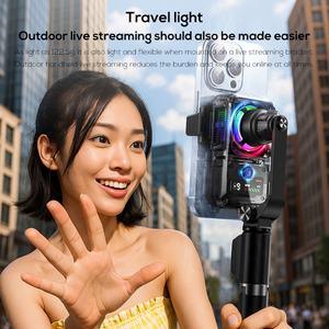 MEMO DL23 Live Streaming Gaming Fast <b>Phone</b> Cooling Fan 2000mAh <b>Battery</b> Mobile <b>Phone</b> Radiator with Bracket Hole - Product Image 4