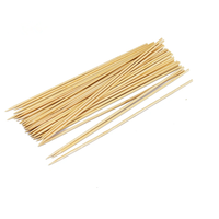Bâton de Barbecue rond en bambou jetable, brochettes de bambou, bâton de Barbecue