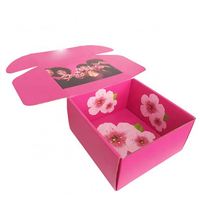 Boîte en carton ondulé personnalisée, design simple, recyclable, écologique, vente chaude