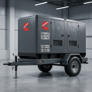 เครื่องกำเนิดไฟฟ้าดีเซล Cummins Weichai Yuchai Shangchai แบบเงียบ 100kVA 3 เฟส พร้อมระบบลดเสียงรบกวน ติดตั้งบนรถพ่วงได้ ควบคุมแบบดิจิตอล - Product Image 6