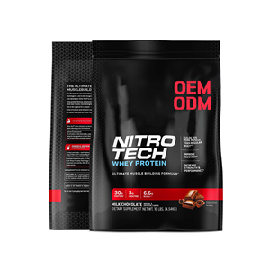 Fórmula de construcción de polvo de proteína de suero con aislado de proteína de suero y péptidos Creatina Polvo de ganancia muscular Personalizar el crecimiento muscular - Product Image 1