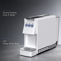 Machine à capsules Nespresso à haute pression 19 bars avec groupe de brassage breveté et éclairage LED, volume personnalisable