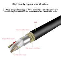 Cable DMX512 XLR a RJ45 de 3/5 pines al por mayor, cable de extensión de señal de luz de escenario XLR a Ethernet