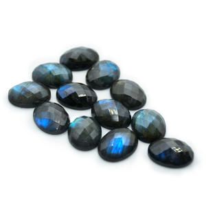 หินลาบราดอไรต์ทรงวงรีขนาด12*16*4มม. สำหรับฝังเครื่องประดับ - Product Image 4