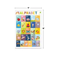 Nouveaux tableaux muraux pour l'éducation précoce des enfants affiches dessin animé peintures décoratives Stickers muraux pour le stockage précoce enfants adolescents