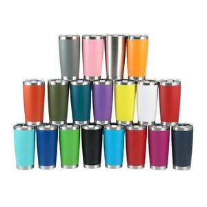 Green <b>Cup</b> Mug 20Oz Stainless Steel Insulated Double Wall Vacuum Powder Coated Matte Leak Proof BPA Free ASM25 - Product Image 6