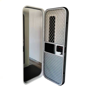 Panneau moderne en aluminium et verre trempé pour camping-car, 1 pièce, porte za, <span class=keywords><strong>caravane</strong></span>, camping-car, portes d'entrée - Product Image 2