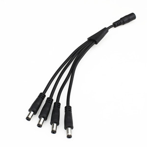 One-to-four Solar Power <b>Car</b> Charging Cable 5.5 2.1DC Pure Copper Core PVC Jacket Lifetime Warranty - Product Image 1