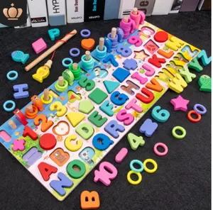 宝贝孩子木制学习字母A-Z几何益智玩具益智CBL02