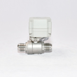 Vanne à boisseau sphérique électrique miniature Tonhe A20-T10-S2-C 1/2 pouce en acier inoxydable à passage complet pour eau et air - Product Image 4