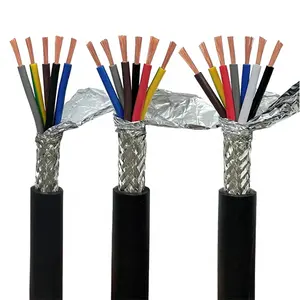 Factory Wholesale Flexible PVC Insulated Shield Cable Signal Flexible Cable