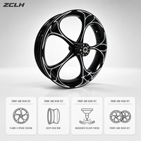 Roues forgées sur mesure LG239 pour moto, usinées CNC, 21x3.5 18x5.5 avant arrière, Harley Davidson, directement de l'usine, Softail Dyna