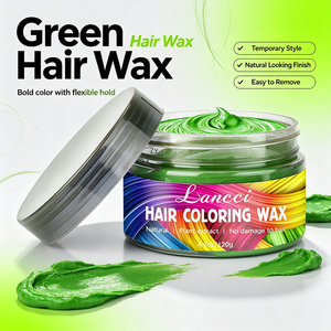 Abwaschbare Temporäre Grüne Haarfärbemasse Nicht Reizende Einweg-Haarfarbe für Halloween Cosplay Kostümparty Haare - Product Image 6