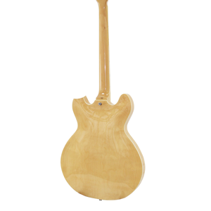 <span class=keywords><strong>Chitarra</strong></span> Elettrica Jazz a Corpo Cavo <span class=keywords><strong>con</strong></span> Fiamma Tricolore, 6 Corde, Finitura Marrone/Blu/Nero/Bianco - Product Image 5