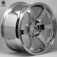 Rines de Aleación Forjada DW de 18, 19, 20 y 21 Pulgadas, 5x120, Cóncavos Profundos, Cromados, Estilo TE37SL Volk con Nismo, para Audi A4, Estilo Racing