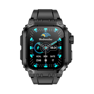 Reloj Inteligente GPS LG101 con Pantalla de 1.83 Pulgadas, Batería de 410 mAh, Monitor de Salud Deportivo, Llamadas Bluetooth, Frecuencia Cardíaca, Resistente al Agua IP68, Calendario Metálico - Product Image 2