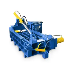 Hidráulica usada Horizontal Industrial Metal Baler Sucata Metal carro corpo Baler para venda