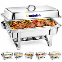Chauffe-Plat Buffet en Acier Inoxydable – Réchaud Électrique ou à Combustible pour Hôtels, Mariages, Banquets et Traiteurs