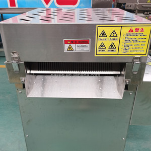 High Speed Automatic Adjustable Thickness Steel Blade Cooked <strong>Meat</strong> Slicing Machine 300-500kg/h Capacity - Product Image 6