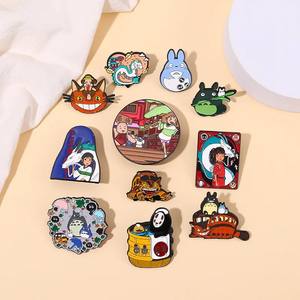 Kunshan Factory No Minimum Niedlich Totoro Anime Idol Revers Brosche Glitter Benutzer definierte Weiche Harte Emaille Pin - Product Image 1