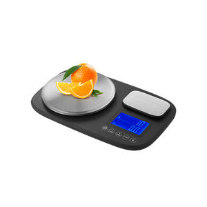 Báscula electrónica para alimentos de doble plataforma de acero inoxidable al por mayor, báscula de cocina Digital de alta precisión, batería LCD de 10kg - Product Image 1