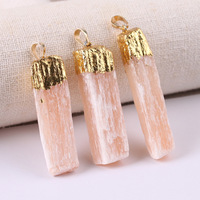 Pendentif en sélénite sterling HY Quantum Design Gemstone