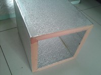 Feuille d'aluminium rectangulaire double face |   Performances résistantes au feu pour les systèmes de conduits de ventilation des hôpitaux et des écoles