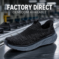 Chaussures décontractées pour hommes, tige en mesh, Phylon léger, respirantes, antidérapantes, à lacets, confortables pour la marche quotidienne, vente en gros OEM