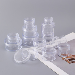 Tarros cosméticos redondos transparentes MPS de 5ml-50ml para cremas, lociones y uso en viajes - Product Image 2