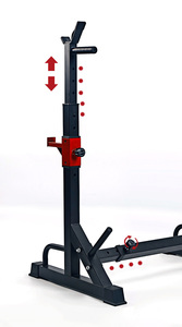 Soporte de Barra Fija de un Solo Lado PINJIAN para Gimnasio, Estudio de Enseñanza Privada, Soporte de Almacenamiento Corto para Barras - Product Image 3