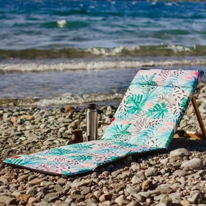 Portable léger pliant chaise longue de <span class=keywords><strong>plage</strong></span> sol rembourré dossier en bois extérieur pelouse parc pique-nique voyage tapis de <span class=keywords><strong>plage</strong></span> <span class=keywords><strong>siège</strong></span> - Product Image 1