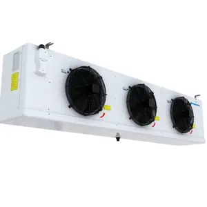 3 ventole evaporatore 7.0mm pinna spazio aria refrigeratore per cella frigorifera industriale evaporatore con gas caldo sbrinamento