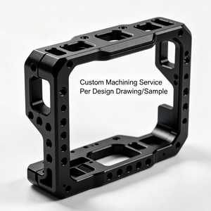 Custom CNC Manufacturer Anodized Aluminum Alloy DSLR Rig Camera Cage Rig CNC Protection Filming Camera Cage <b>Machining</b> <b>Services</b> - Product Image 1