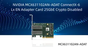 Mellanox Ethernet Adapter Spf28 Mcx631102an-adat Connectx-6 Lx EN 25GbE Dual Ports Optical Fiber Network Card